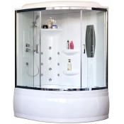 Душевая кабина Royal Bath RB140ALP-T-CH-L (прозрачное)